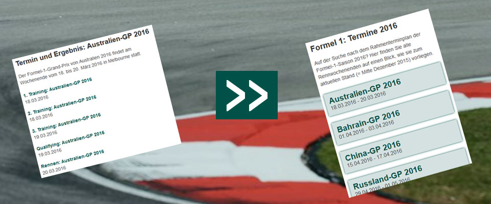 Formel 1 Termine | Sportkalender - SPORTPURISTEN.net